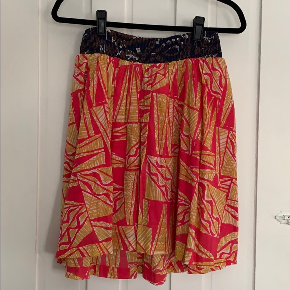 Anthropologie Vanessa Virginia Cotton Skirt US 0